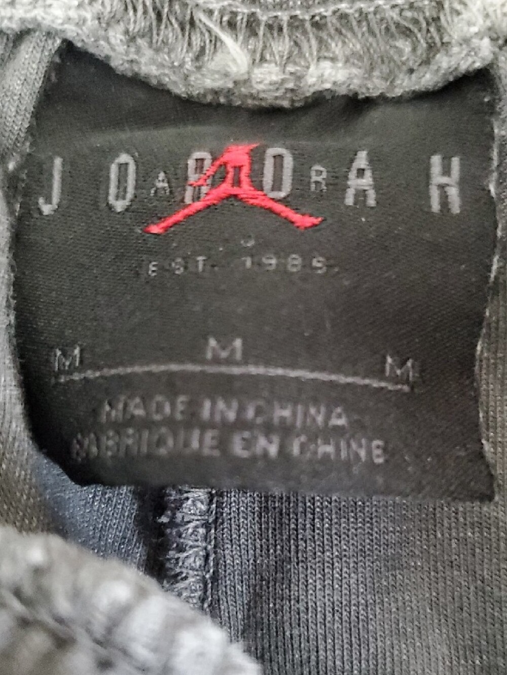 Jordan Men's Slate Gray Drawstring Zip-Pocket Joggers - Picture 6 of 8